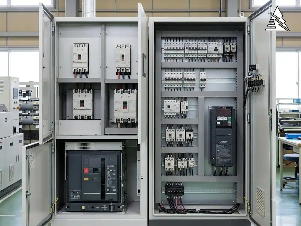 Thiết bị điện Mitsubishi gồm MCB MCCB ACB RCCB RCBO contactor relay nhiệt và biến tần