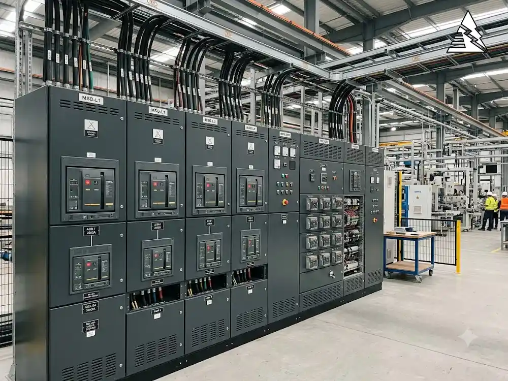 Tủ điện hạ thế MSB và hệ thống tủ điện phân phối trong nhà máy công nghiệp