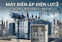Biến áp điện lực là gì? Cấu tạo và nguyên lý hoạt động Máy biến áp điện lực trong trạm biến áp kết hợp hệ thống đóng cắt và bảo vệ hạ áp bằng ACB, MCCB