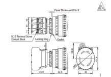 ĐÈN BÁO NÚT NHẤN IDEC DÒNG YW SERIES, PHI 22