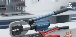 Kìm bấm cos thủy lực và kìm bấm cos cơ dùng để ép đầu cos dây cáp điện
