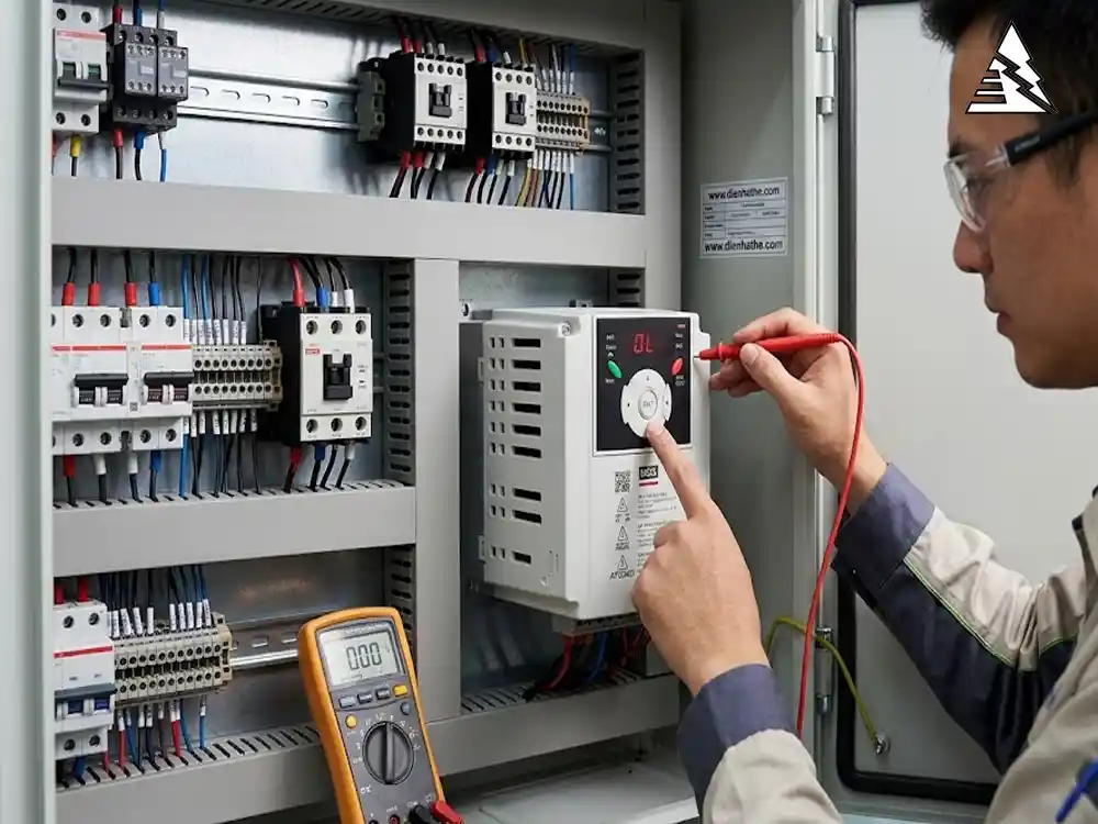 Bảng Tra Mã Lỗi Biến Tần LS – Cách Kiểm Tra Và Xử Lý – Công cụ tra mã các loại biến tần Biến tần LS báo lỗi trong tủ điện công nghiệp và kỹ sư kiểm tra mã lỗi