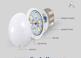 Cấu tạo đèn led hiện nay