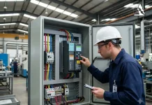 Biến tần điều khiển động cơ trong tủ điện công nghiệp