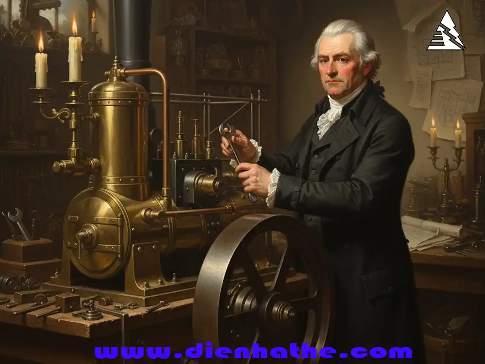 James Watt – Người hoàn thiện động cơ hơi nước và khai sinh kỷ nguyên công nghiệp James-Watt