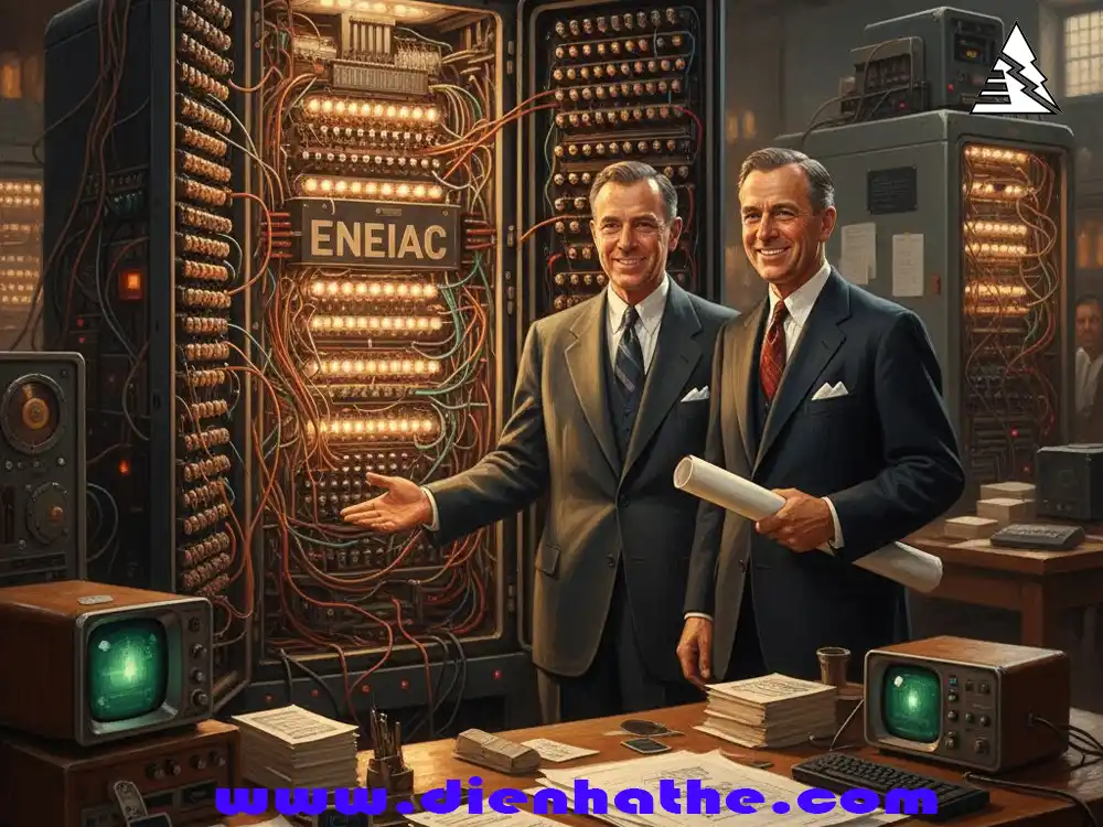 John Presper Eckert & John Mauchly – Hai kỹ sư chế tạo ENIAC và UNIVAC, mở đầu kỷ nguyên máy tính thương mại John-Presper-Eckert-and-John-Mauchly