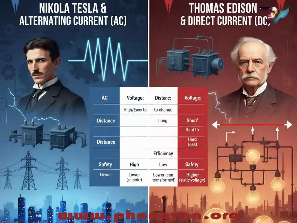 Tesla vs Edison – Cuộc Chiến Dòng Điện AC và DC Thay Đổi Thế Giới Như Thế Nào? tesla-edison
