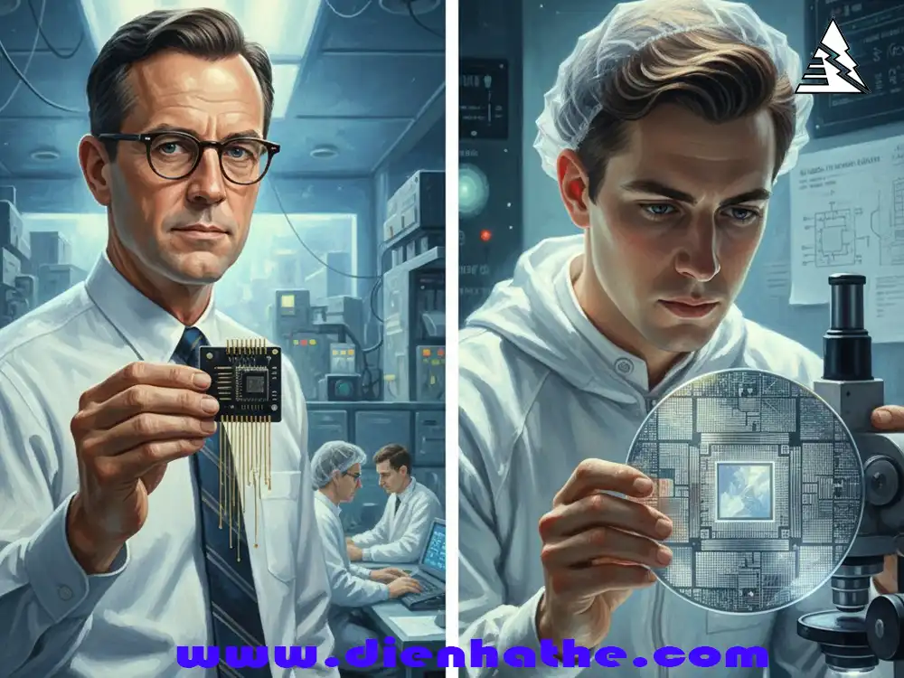 Jack Kilby & Robert Noyce – Hai nhà phát minh mạch tích hợp (IC), mở đầu thời đại vi xử lý và Silicon Valley phat-minh-ic