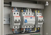 Thiết bị MCB, RCCB và RCBO ABB trong hệ thống bảo vệ điện và tủ điện phân phối.